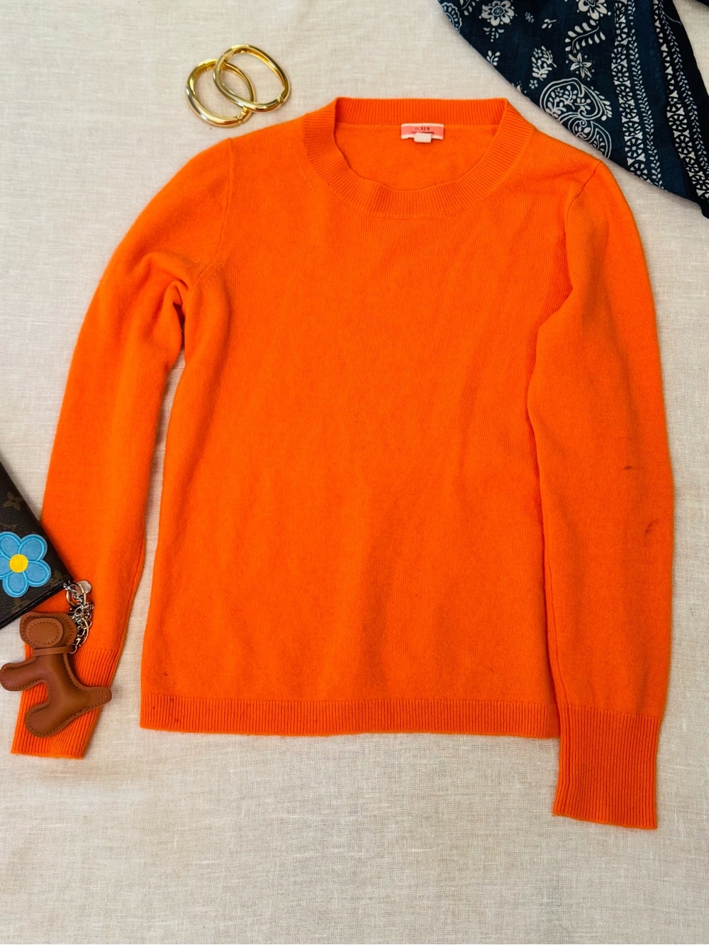 J.Crew 100% Cashmere Vibrant Sweater